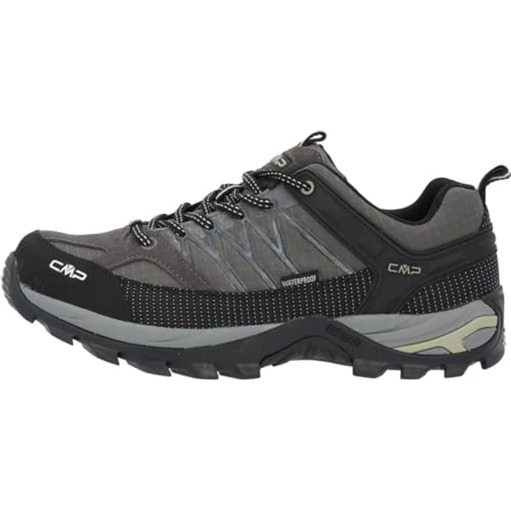 Campagnolo CMP Rigel Low Schuhe Herren, Wanderschuhe mit EVA-Sohle und wasserdichtem Obermaterial, grau, Größe 45 – Bild 2