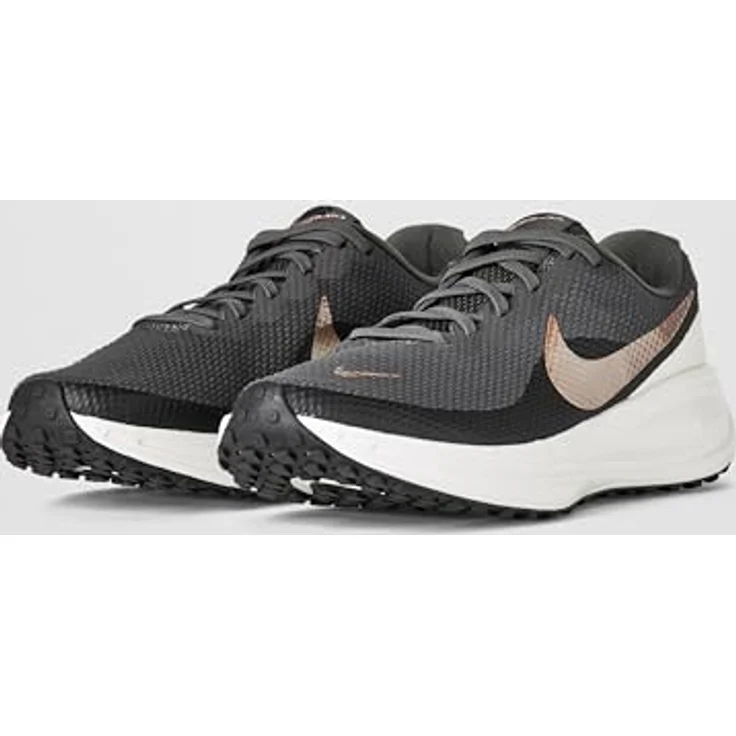 Nike Revolution 8 Damen Laufschuhe, atmungsaktive Synthetik-Sneaker mit starker Dämpfung, orange – Bild 6
