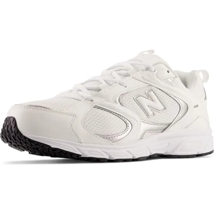 New Balance ML408W, Damen Laufschuhe mit PL-1-Leisten, Weiss, hervorragende Dämpfung und Grip