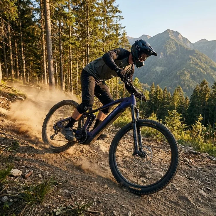 Haibike ALLMTN 2 i800Wh 12-G Deore, E-Mountainbike mit 160 mm Federweg, 29"/27.5" Laufrad-Mix, schwarz/indigo