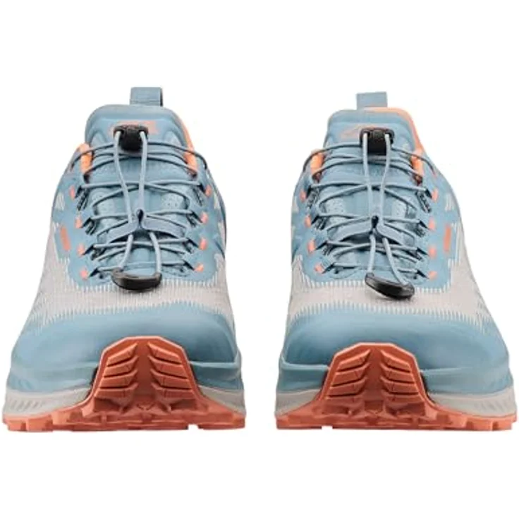 LOWA FORTUX GTX, wasserdichte Outdoor-Schuhe mit GORE-TEX-Membran, rauchblau/rost, Modell 2024 – Bild 4