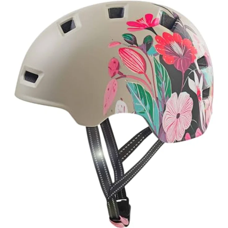 Crazy Safety Rampage Flower, Velohelm für Kinder, 54 - 57 cm, mit robustem Schutz und atmungsaktivem Design – Bild 6