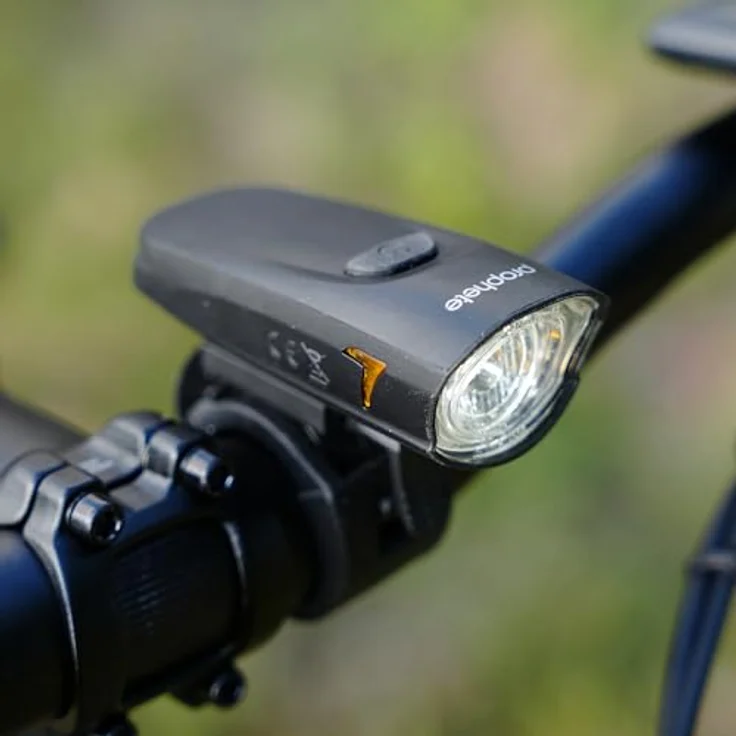 Prophete LED USB AKKU-Scheinwerfer, 30/15 Lux Fahrradbeleuchtung – Bild 6