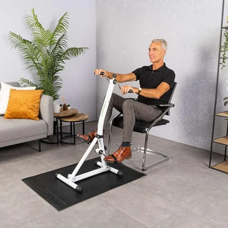Tunturi Pedaltrainer, gleichzeitig für Arm und Bein, 2-in-1 Heimtrainer, Mini Bike, Verstellbarer Bewegungstrainer – Bild 4