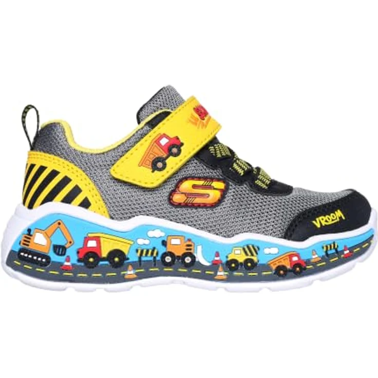 Skechers 407312N, Laufschuhe für Kinder mit Mesh-Obermaterial, Stretch-Schnürung und verspielter Zwischensohle – Bild 6