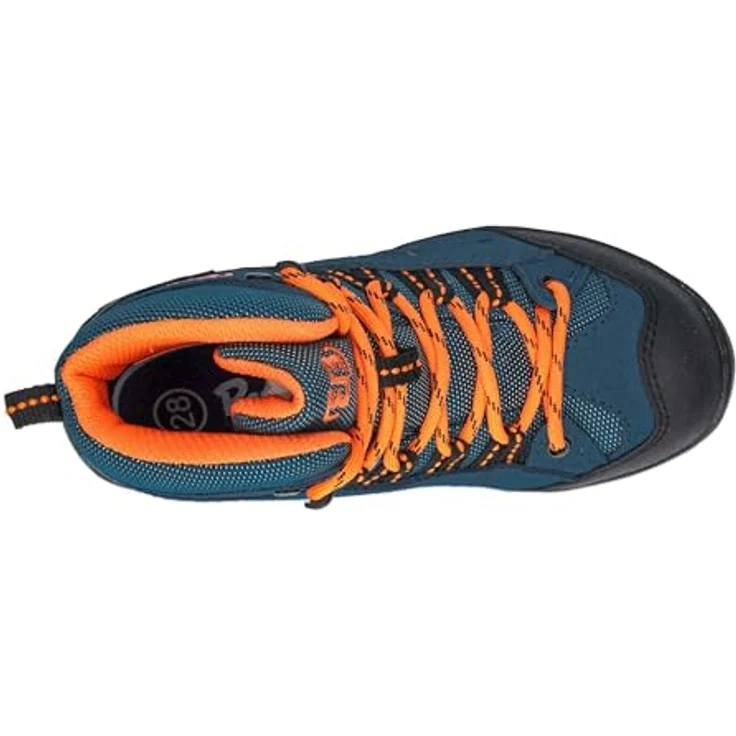Brütting Mount Bona High Kids, Wanderschuhe für Jungen, Veloursleder, blau, Größe 30 – Bild 5