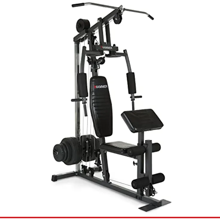 Hammer Kraftstation California XP, schwarz, 189 x 111 x 201 cm