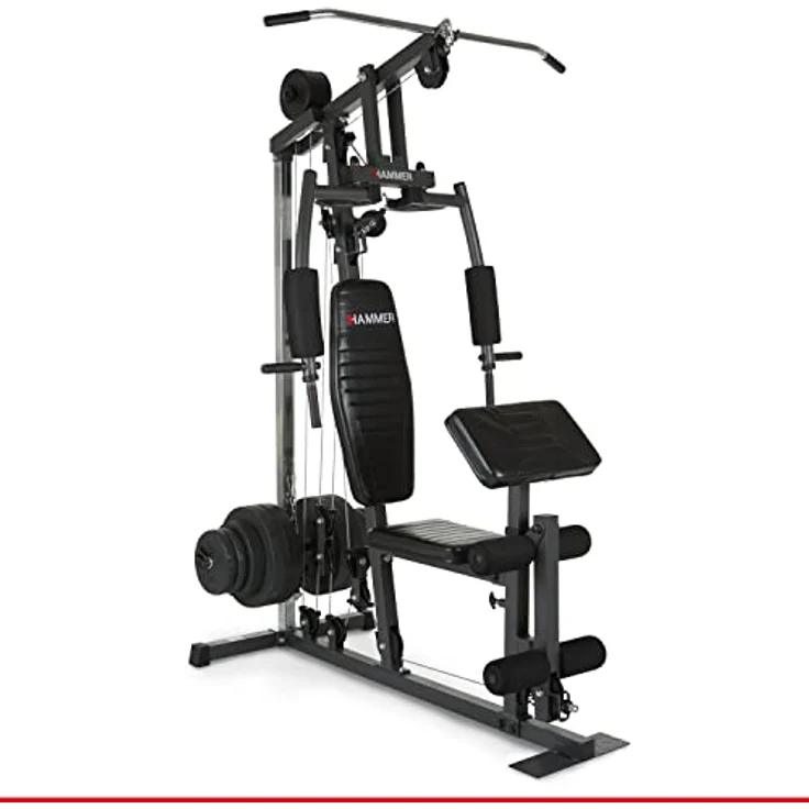 Hammer Kraftstation California XP, schwarz, 189 x 111 x 201 cm – Bild 1