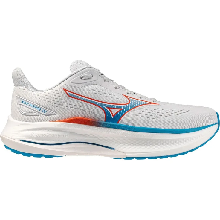 Mizuno Wave Inspire 22 Laufschuhe Herren, mit Mizuno Enerzy NXT Dämpfung, optimaler Unterstützung für Überpronierer, atmungsaktives Mesh-Obermaterial