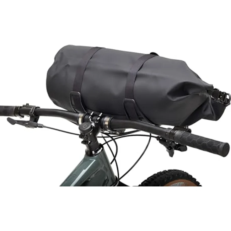 Aeroe Velotasche 12L, wasserdichte Gepäckträgertasche aus strapazierfähigem TPU, schwarz, IP65-Schutzklasse, kompatibel mit Spider Rear Rack – Bild 5