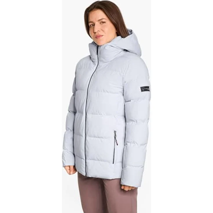 Ziener Skiwear Damen Ski Jacke TRAVA-Z, atmungsaktiv und wasserdicht mit MicroDown Wärmewatte, frosty glacier - Größe 38 – Bild 4