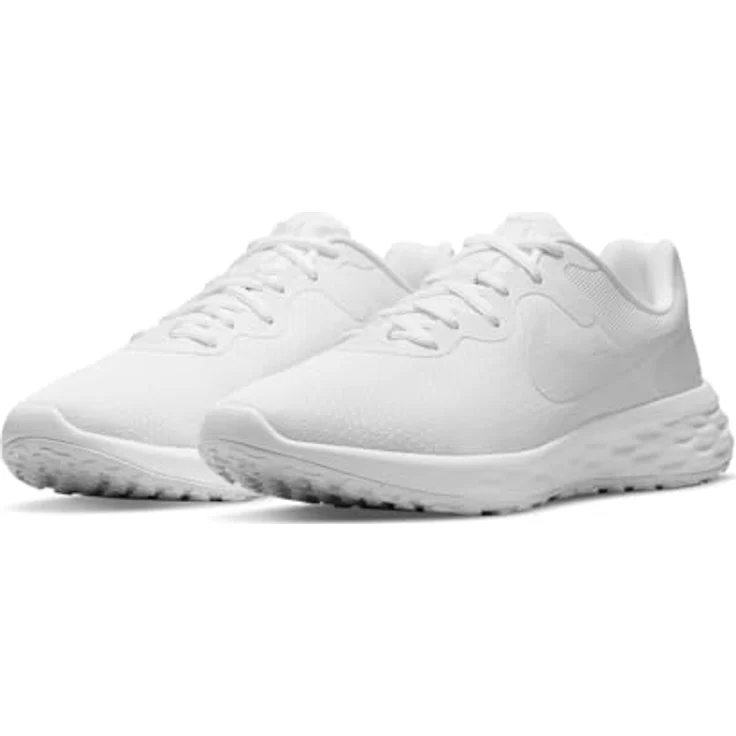 Nike Revolution 6 Next Nature, Laufschuhe aus Synthetik mit maximalem Komfort, weiß, Größe 45 Normal – Bild 7