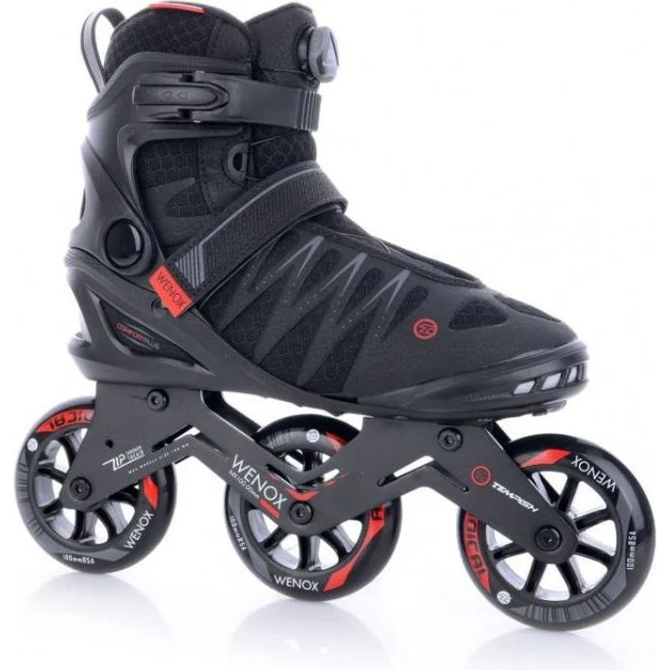 Tempish Wenox Top 100, Inline Skates, 100 mm Rollen, Aluminium-Schienen, hohe Wendigkeit, individuelle Passform