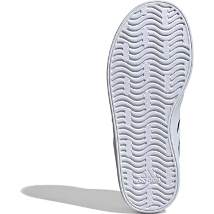 adidas ID9148_420, Laufschuhe für Kinder mit Klettverschluss, Wildleder-Obermaterial, Weiß/Core Black/Cloud White – Bild 8