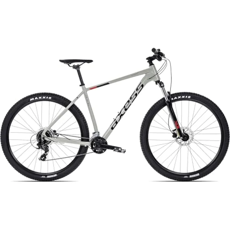 Axess Brash Mountainbike, MTB-Hardtail mit 16-Gang Schaltung und hydraulischen Scheibenbremsen, Farbe: Grey, Rahmengröße: 19 Zoll, Laufradgröße: 29 Zoll – Bild 1