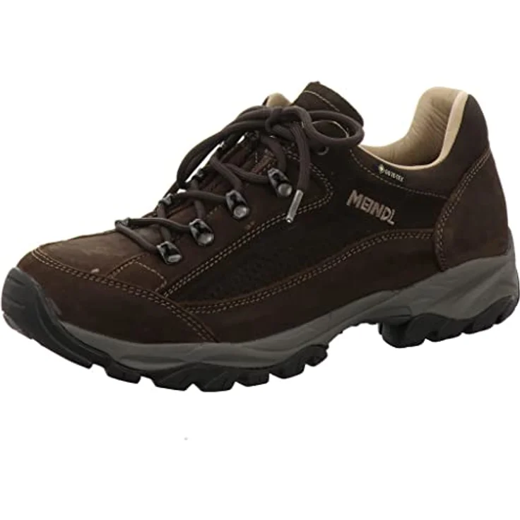 Meindl Atlanta GTX, Wanderhalbschuhe aus Nubuk- und Veloursleder, wasserfest, mahagoni, UK 11 - EU 46 – Bild 2