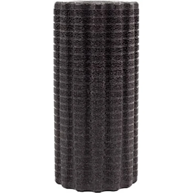 Faszienrolle SPORT PRO, schwarz, mit tiefen Rillen für intensive Faszienmassage, 30 cm Länge, Ø 15 cm, Faszien Massage Rolle – Bild 4
