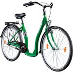 Zündapp C700 Damenfahrrad, 28 Zoll Cityrad mit 3-Gang Nabenschaltung, grün, für Körpergrößen 155 - 175 cm