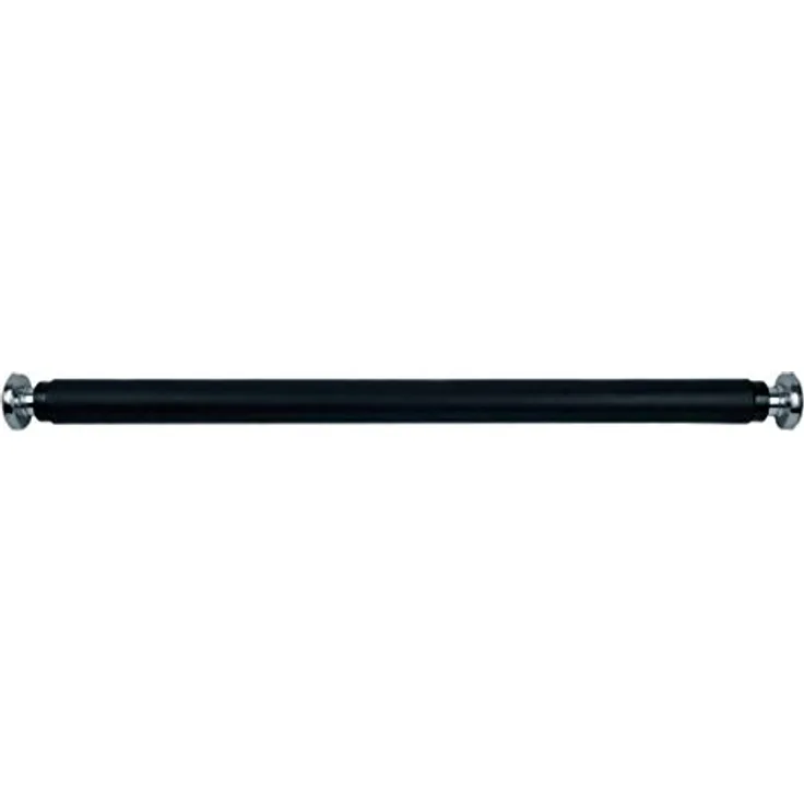 SPOKEY Relever 1 Klimmzugstange für Türrahmen 62-100 cm | Türreck aus verchromtem Stahl, vollständig mit PE-Schaumstoff überzogen | Türrahmenschutz durch Gummi-Endkappen, Schwarz, 90-100cm