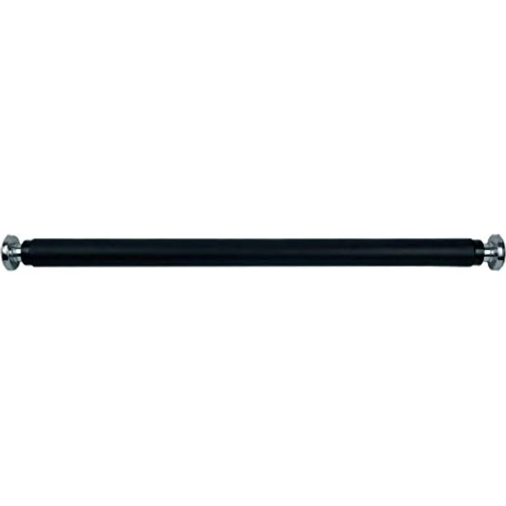 SPOKEY Relever 1 Klimmzugstange für Türrahmen 62-100 cm | Türreck aus verchromtem Stahl, vollständig mit PE-Schaumstoff überzogen | Türrahmenschutz durch Gummi-Endkappen, Schwarz, 90-100cm – Bild 1