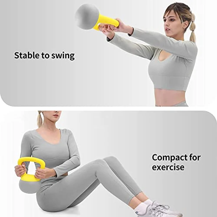 PROIRON Weich Kettlebell, Kugelhantel | 2-10kg | Starter-Sets | Freundlich für Benutzer und Boden, Ideal für Beginner Hause Kettlebell Training Gemacht – Bild 5