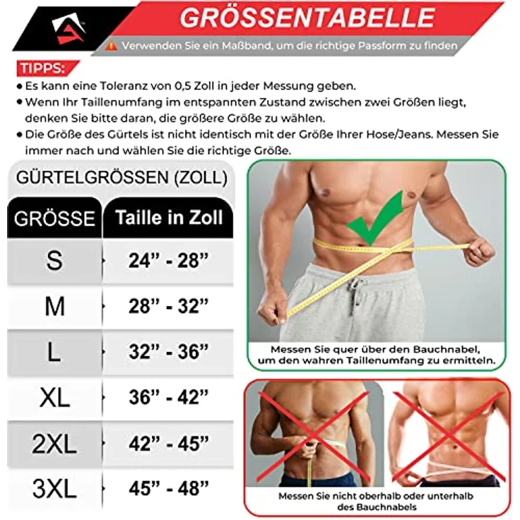 AQF Gewichthebergürtel Leder Kuhhaut Kraftraining Gürtel, Lendenwirbelstütze Gürtel Mit Wildlederfutter Stahl Schnalle Trainingsgürtel, Bodybuilding Gürtel Herren Damen – Bild 2