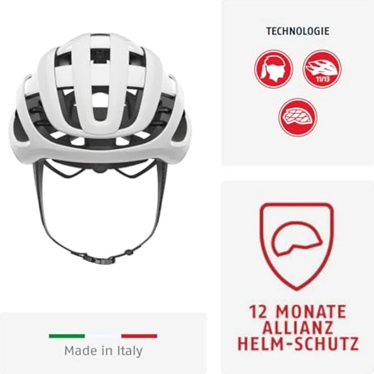 Abus AirBreaker, Velohelm für Kopfumfang 52-58 cm, optimale Belüftung und Aerodynamik – Bild 2