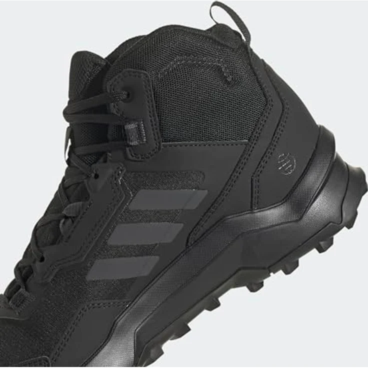 adidas TERREX AX4 MID GORE-TEX, wasserdichter Wanderschuh mit optimalem Halt und Continental Gummi, schwarz – Bild 5