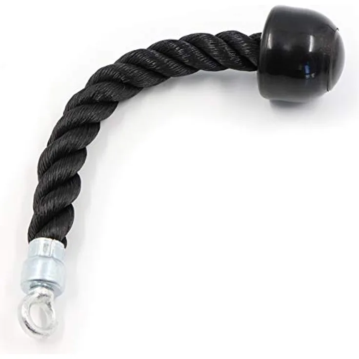 fuxunamz Trizepsseil Einhand Trizepstau Trainingsseil - Triceps Rope Krafttraining Griff, Zugseil Armtrainer Bizeps Tau, Trizepstraining Zughilfe, für Workout am Seilzug Fitness Kabelzug Kraftturm