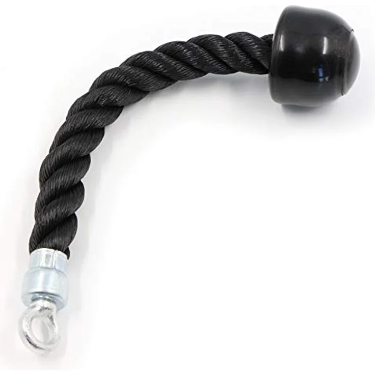 fuxunamz Trizepsseil Einhand Trizepstau Trainingsseil - Triceps Rope Krafttraining Griff, Zugseil Armtrainer Bizeps Tau, Trizepstraining Zughilfe, für Workout am Seilzug Fitness Kabelzug Kraftturm – Bild 1
