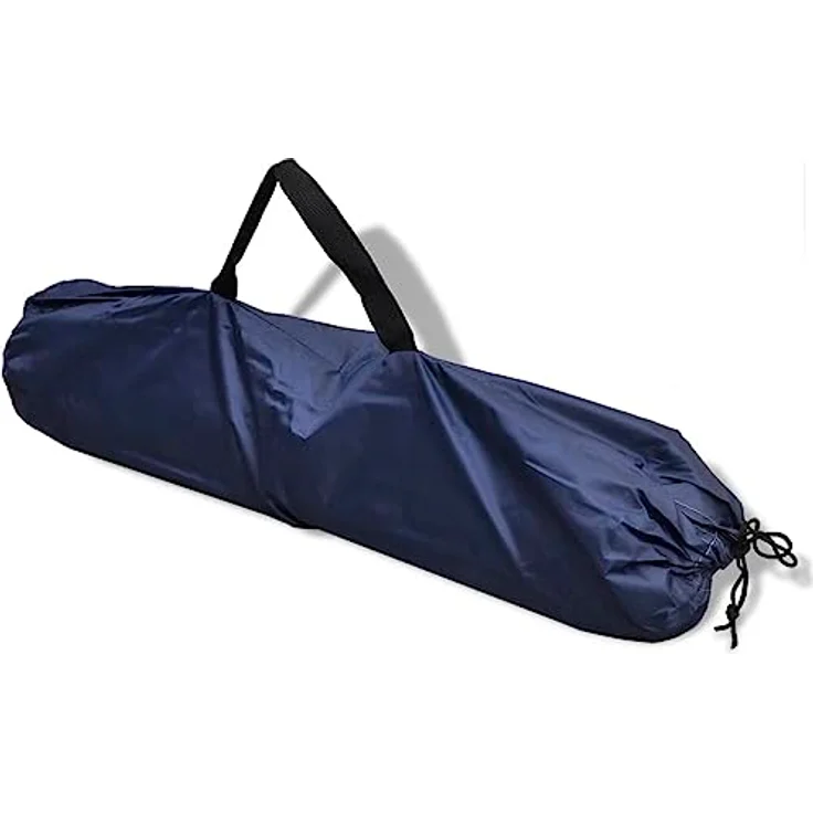 vidaXL Duschzelt Toilettenzelt Umkleidezelt Zelt Beistellzelt Lagerzelt Camping, stabil mit Fiberglas Zeltstangen, praktisch und langlebig, große Tür mit Reißverschluss, beige – Bild 5