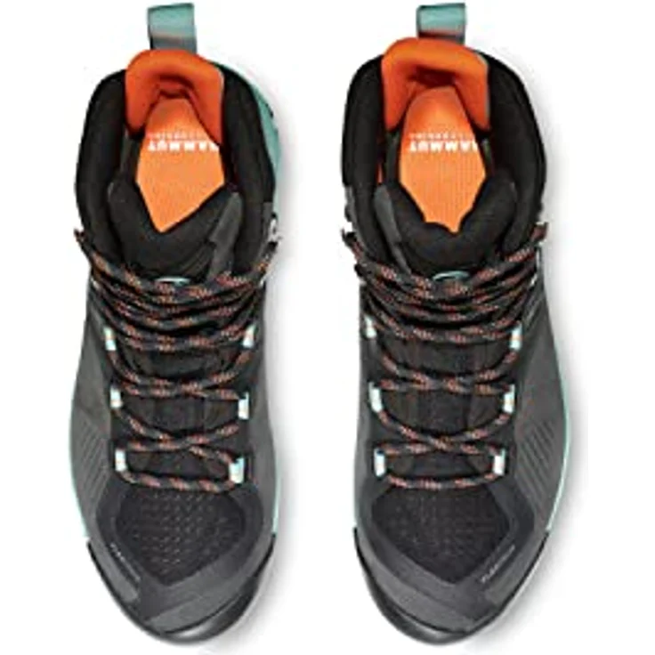 Mammut Sapuen High GTX, Wanderschuhe für Damen mit GORE-TEX, Flextron® Technology, schwarz, Größe 37 1/3 – Bild 4