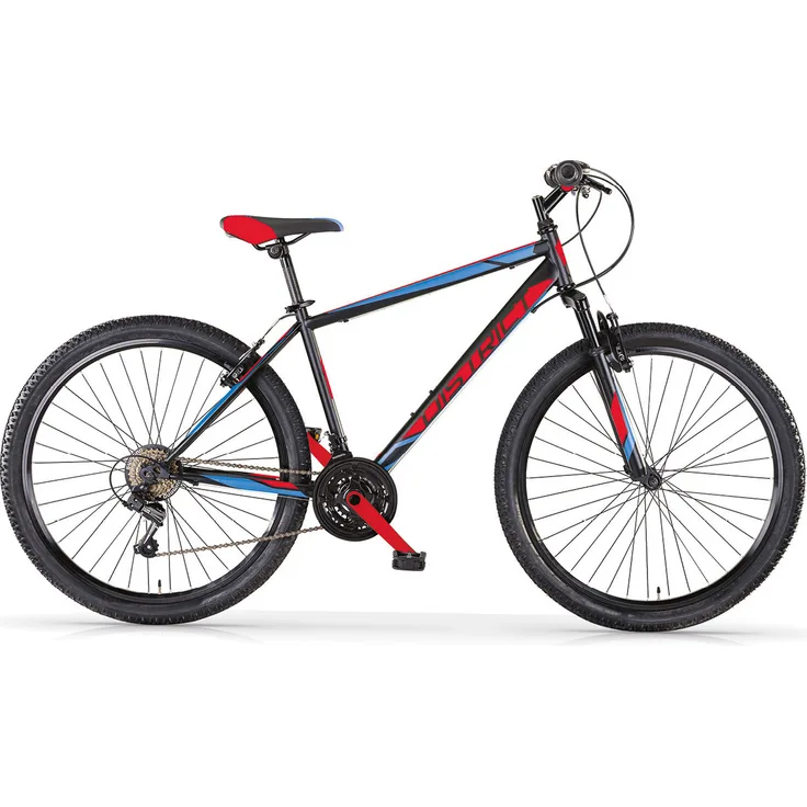 MBM Mountainbike District 27,5 Zoll, 18-Gang Kettenschaltung, V-Brakes, Aluminiumfelgen, schwarz