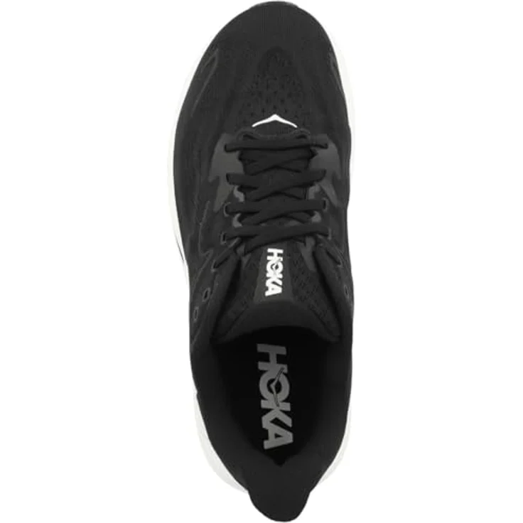 Hoka One One M Clifton 10 Wide, Laufschuh mit CMEVA-Dämpfung, atmungsaktivem Obermaterial, schwarz/weiß, Größe 42 – Bild 2
