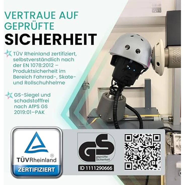 99FLIPS Fahrradhelm Kinder Mädchen, GS Skaterhelm für 3-12 Jahre, rosa, TÜV Rheinland zertifiziert – Bild 3