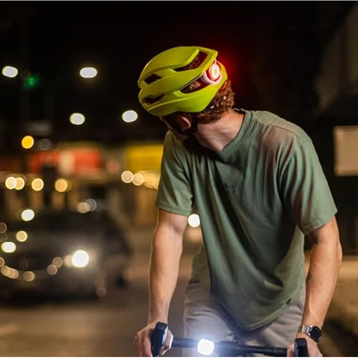 Lumos Ultra Fly + Firefly, Velohelm mit In-Mold Polycarbonatschale, 54 - 61 cm, inkl. abnehmbares Firefly LED Licht und 11 Belüftungsöffnungen – Bild 8