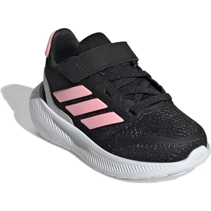 adidas Kinder Laufschuhe Runfalcon 5 EL I, ideal für Kleinkinder, grau – Bild 4