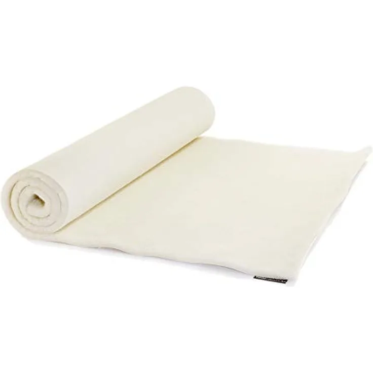Yogistar Yogamatte Yogimat® Natur - Schurwolle 165 X 75 X 1.5 cm, Nachhaltig gefertigt mit guter Wärmeisolierung