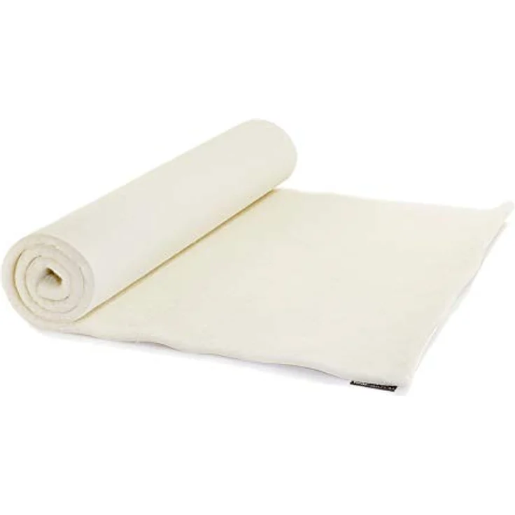 Yogistar Yogamatte Yogimat® Natur - Schurwolle 165 X 75 X 1.5 cm, Nachhaltig gefertigt mit guter Wärmeisolierung – Bild 1