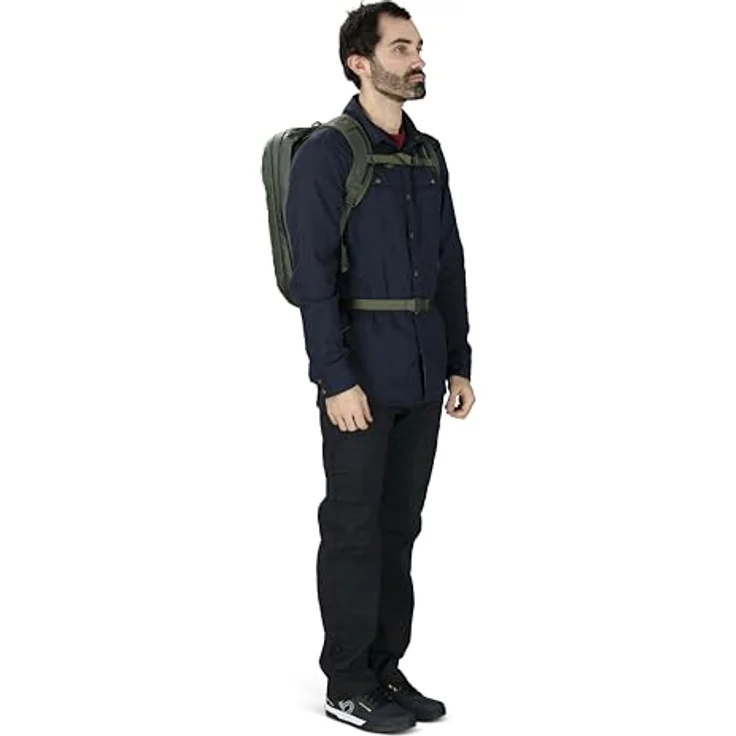 Osprey Transporter Panel Loader Rucksack, 47 cm mit Laptopfach, silberfarben – Bild 14