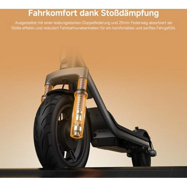 XIAOMI Electric Scooter 6 Lite E-Scooter, 10 Zoll Luftreifen, 25 km Reichweite, 500W Motor, IPX4, Schwarz – Bild 4