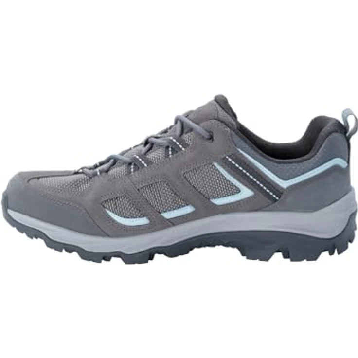 Jack Wolfskin VOJO 3 TEXAPORE LOW W, wasserdichter Wanderschuh mit atmungsaktiver Membran und rutschfestem Sohlenprofil, grau – Bild 7