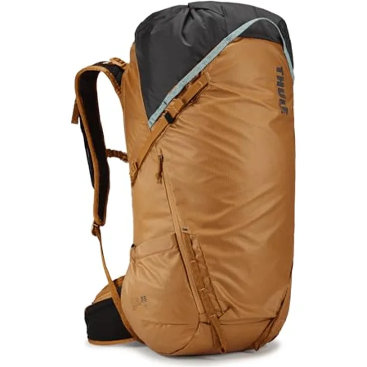 Thule Stir Rucksack 62 cm, Wanderrucksack aus 100% Nylon, gelb, kompakte Maße 27 cm x 21 cm