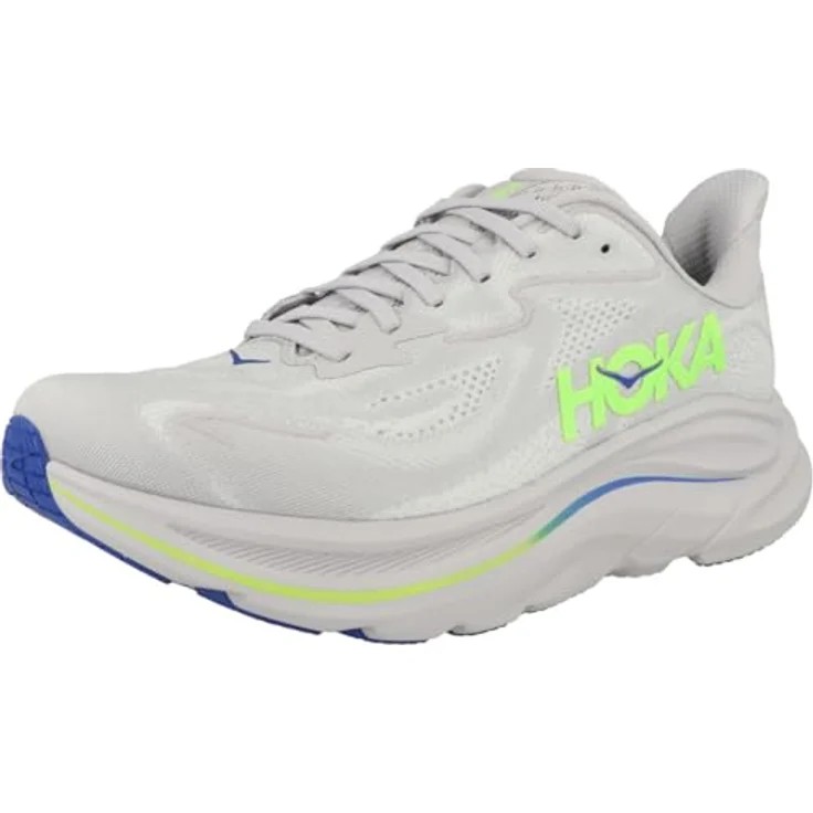 Hoka Clifton 10, Laufschuhe für Herren mit reaktiver Dämpfungstechnologie, graue Farbvariante, Größe 44 – Bild 4