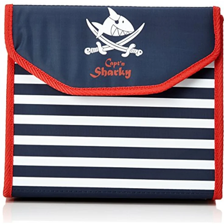 Doppelpacktasche Capt`n Sharky B230xH200xT80mm, weiß/blau/rot – Bild 2