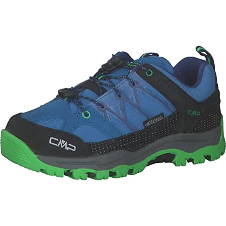 CMP Rigel LOW 3Q54554, Kinder Trekking Schuhe mit Waterproof Ripstop, isolierend und atmungsaktiv, aus Leder – Bild 1