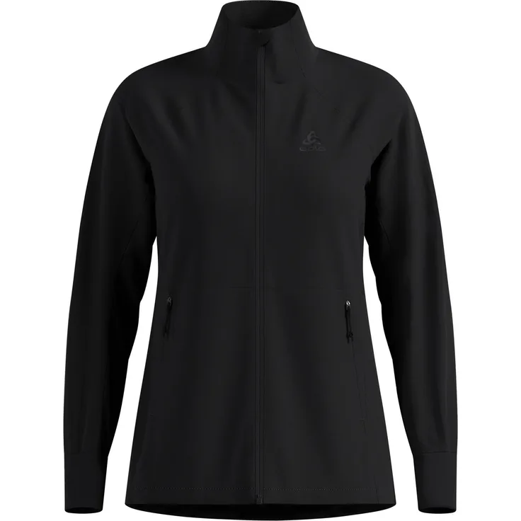 Odlo Essential Warm black (15000) XL, Damen Skijacke mit dreilagiger Softshell-Konstruktion und atmungsaktivem Futter