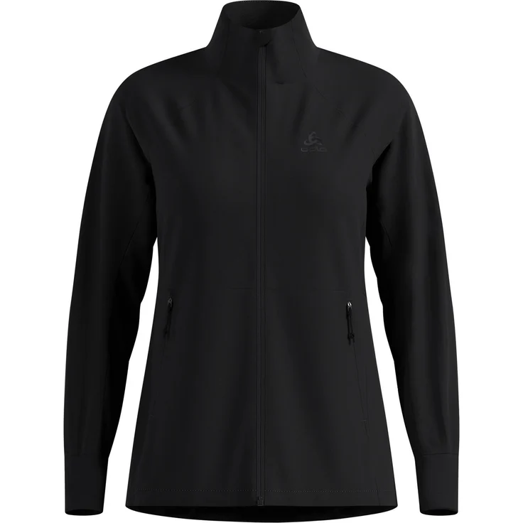 Odlo Essential Warm black (15000) XL, Damen Skijacke mit dreilagiger Softshell-Konstruktion und atmungsaktivem Futter