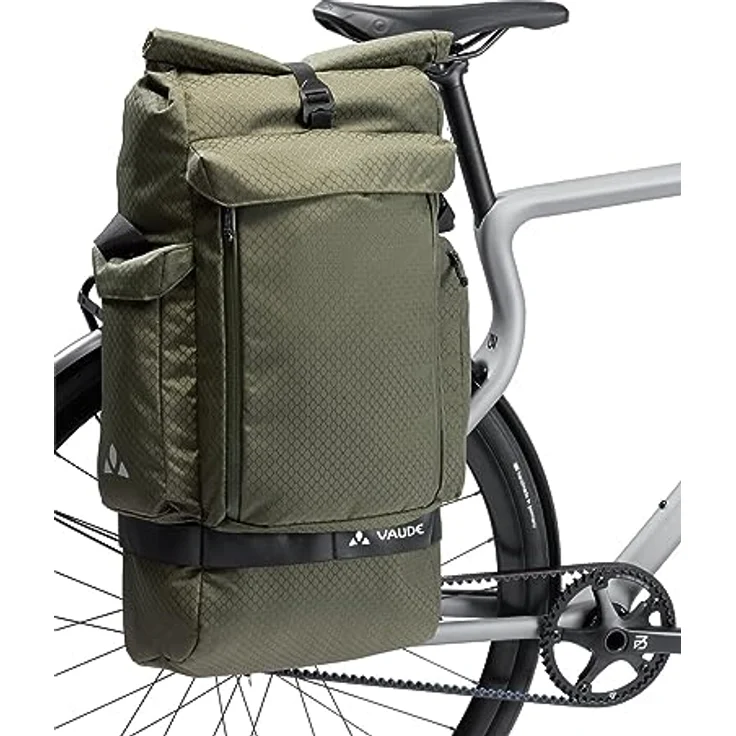 VAUDE Cyclist Back Single, vielseitige Gepäckträgertasche mit 27 l Volumen, inklusive Laptopfach für 15,6 Zoll und Regenhülle – Bild 7