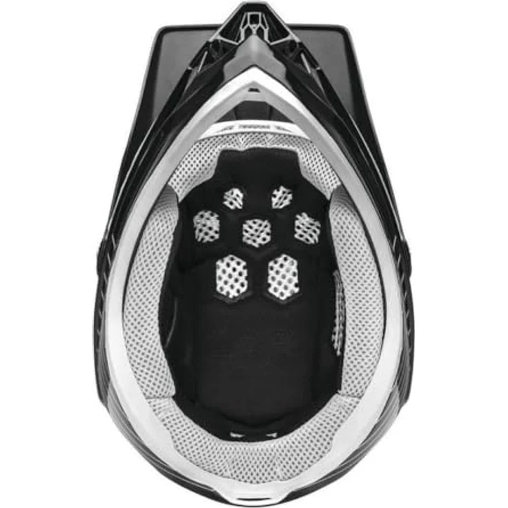 100% Downhill MTB-Helm Aircraft Composite, Schwarz, Größe XL mit variabler Außenschale und EPS-Schale – Bild 4